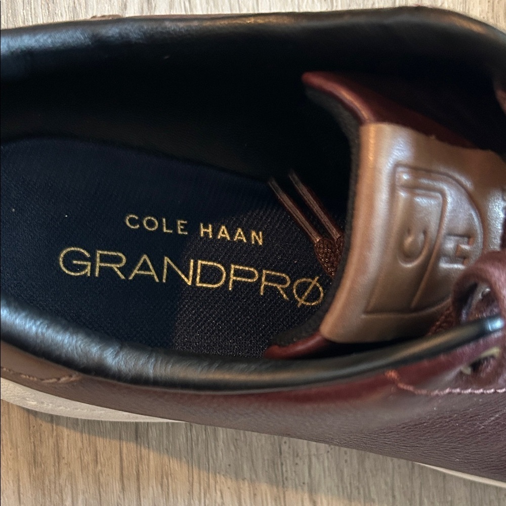COLE HAAN GRANDPRO Classic Brown Leather Sneakers for Men(NWOT) - Picture 6 of 11